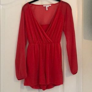 BCBG generation red romper